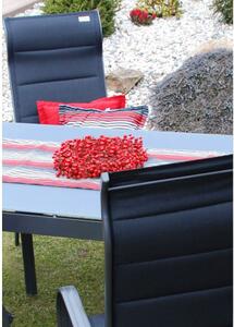 Doppler SALERNO MIAMI sivé - hliníkové záhradné sedenie 6+1/ stôl 150x90