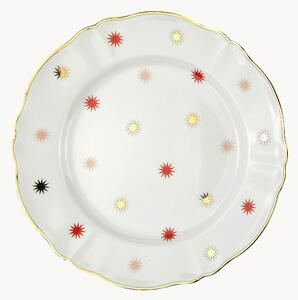 Ručne vyrobený porcelánový plytký tanier Abracadabra