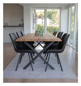 Čierne jedálenské stoličky v súprave 2 ks Memphis – House Nordic