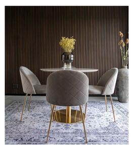 Svetlosivé zamatové jedálenské stoličky v súprave 2 ks Geneve – House Nordic