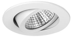 BRUMBERG LED vstavané bodové svietidlo Seven-R, 2 700 K, biele matné, hliník