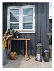 Konzolový stolík z teakového dreva v prírodnej farbe 30x90 cm Girona – House Nordic