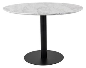 Okrúhly jedálenský stôl s doskou v dekore mramoru ø 110 cm Bolzano – House Nordic