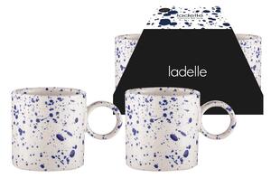 Bielo-modré hrnčeky z kameniny v súprave 2 ks 450 ml Carnival – Ladelle
