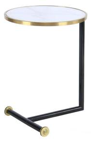 PRÍRUČNÝ STOLÍK, biela, zlatá XXXL - Online Only obývacie izby, Online Only