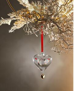 Sklenená vianočná ozdoba Heart – Holmegaard