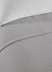 Sivý bavlnený pléd na dvojlôžko 200x230 cm Serenity – Mijolnir