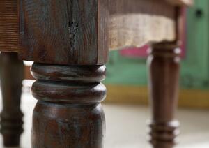 COLORES Konferenčný stolík 110x60 cm, staré drevo