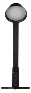 Čierna LED stmievateľná stolová lampa (výška 39 cm) Simon – EMOS