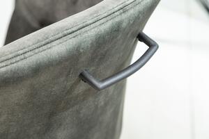 Jedálenská stolička EVERLASTING - sivo-zelená