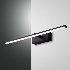 LED nástenná lampa Nala, čierna, Š 50 cm
