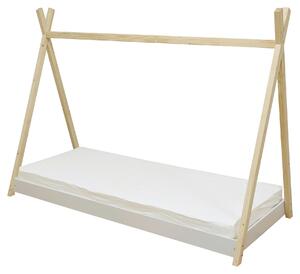 DOMČEKOVÁ POSTEĽ, 90/200 cm biela, farba smreku MID.YOU - Online Only detský nábytok, Online Only