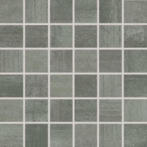 Mozaika Rako Rush tmavo sivá 30x30 cm mat / lesk WDM05522.1