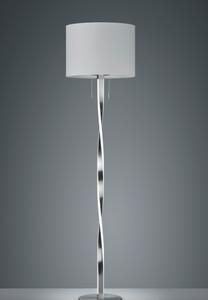 Trio NANDOR | Stojaca niklová moderná LED lampa