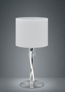 Trio NANDOR | Stolná niklová moderná LED lampa