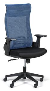 Kancelárska stolička HARPER 1+1 ZADARMO, modrá