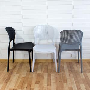 Dekorstudio Dekorstudio Plastová stolička FLEX biela