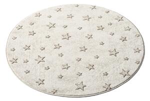 Dekorstudio Detský okrúhly koberec MARA 725 Hviezdičky