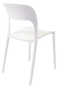 Dekorstudio Dekorstudio Plastová stolička TREX biela