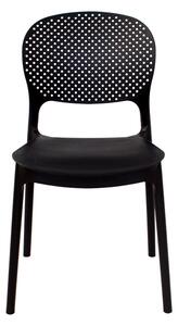 Dekorstudio Dekorstudio Plastová stolička FLEX čierna