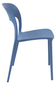Dekorstudio Dekorstudio Plastová stolička TREX modrá