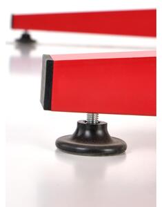Herný stôl SCB-49 čierna/červená