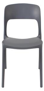 Dekorstudio Dekorstudio Plastová stolička TREX sivá