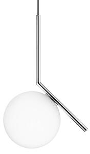 FLOS IC S1 Designer závesná lampa, chróm Ø 20 cm