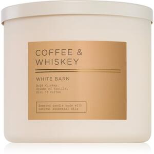 Bath & Body Works Coffee & Whiskey vonná sviečka 411 g
