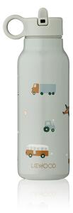 Termoska Falk 350 ml Vehicles/dove blue mix Liewood
