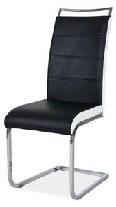 Jedálenská stolička SIGH-441 II čierna/biela