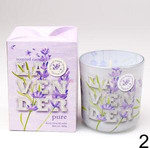 Lavender pure 150g 36983P - Sviečka voňavá v skle
