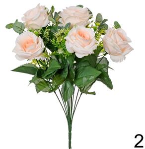 Kytica ruže MARHULOVÁ 35cm 202173MAR - Umelé kvety