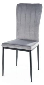 Jedálenská stolička VAGU sivá/čierna