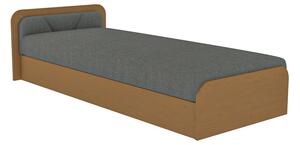 Jednolôžková posteľ PARYS hnedá | 80 x 190 cm Farba: Ľavá / Sawana 21