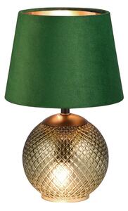 Stolová lampa v zeleno-bronzovej farbe (výška 29 cm) Jonna – Trio
