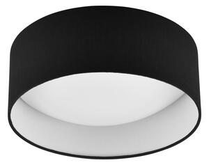 Čierne LED stropné svietidlo ø 30 cm Locarno – Trio