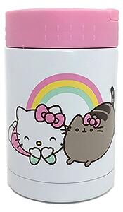 Obedový termobox s mačkami Pusheen a Hello Kitty