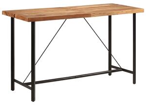Barový stôl 180x70x107 cm masívna akácia a železo