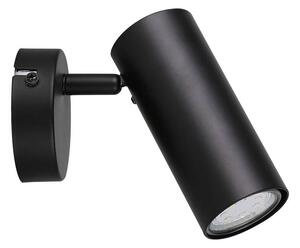 Čierne stropnénástenné svietidlo Colly pre žiarovku 1x GU10
