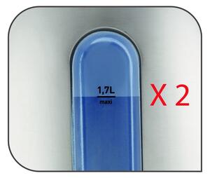 Rýchlovarná kanvica v striebornej farbe 1,7 l Express KI170D40 – Tefal