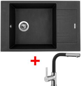 Set Sinks VARIO 780 Metalblack + ENIGMA S GR