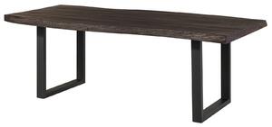 Stôl mango 180x90x77 sivý lakovaný / U-nohy antracit matný METALL 5