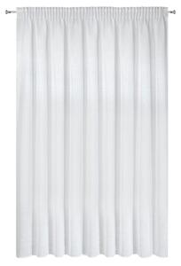 EUROFIRANY Jemná záclona s jemnou štruktúrou dažďových kvapiek 400 cm x 145 cm biela 100 % polyester Rozmer varianty: 350 cm x 250 cm, Farba varianty: Biela