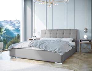 Luxusná čalúnená posteľ OSLO - Drevený rám, 140x200