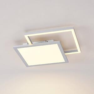 Lucande Senan – stropné LED, štvorcové