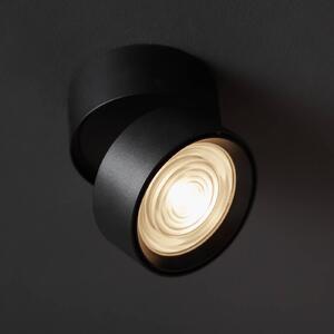 LOOM DESIGN Ray LED stropný bod Ø9,3cm 15W čierny