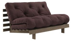 Tmavohnedá rozkladacia pohovka 160 cm Roots – Karup Design