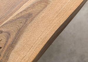 Stôl Palisander 180x90x77 prírodný pieskovaný / X-nohy antracit lesklý METALL 5