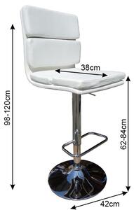 Autronic Barová stolička AUB-449 WT